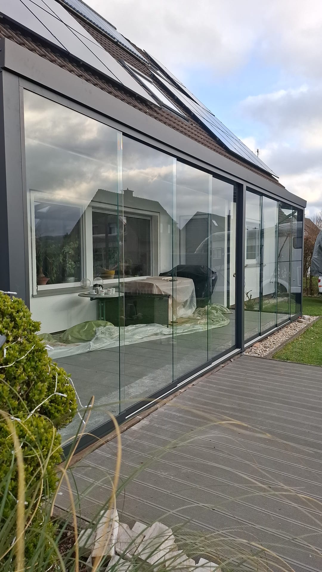 Ausbau zum windgeschützten Raum